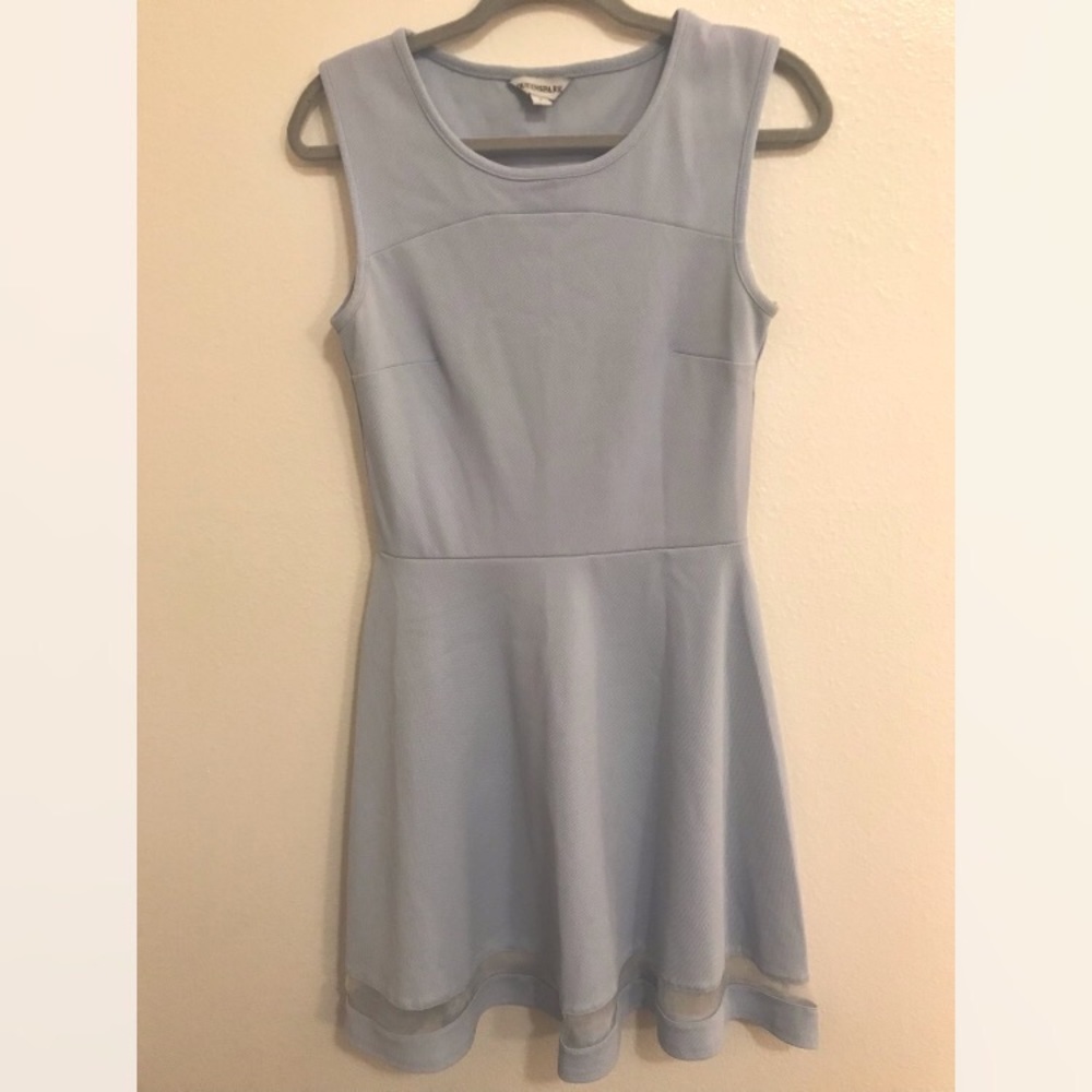 Light blue midi dress